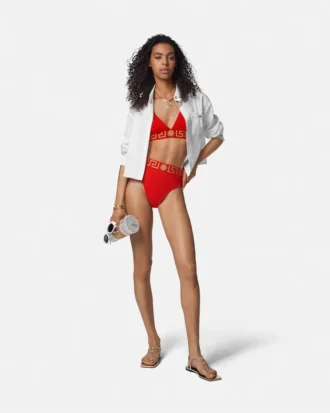 Bikinitop i nylonblanding