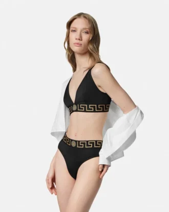Bikinitop i nylonblanding