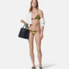 Bikinitop i nylonblanding med print