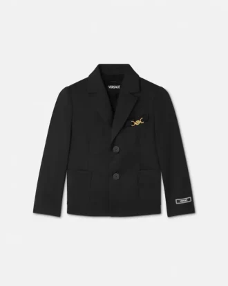 Blazer i uldblanding til børn