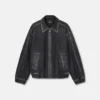 Blousonjakke i dekoreret denim