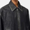 Blousonjakke i dekoreret denim