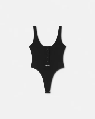 Bodysuit i ribbet bomuld