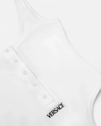 Bodysuit i ribbet bomuld