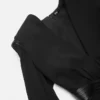 Bodysuit med dyb V-hals i crêpe