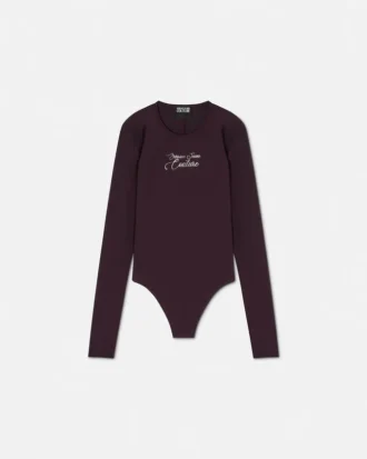 Bodysuit med krystal-logo