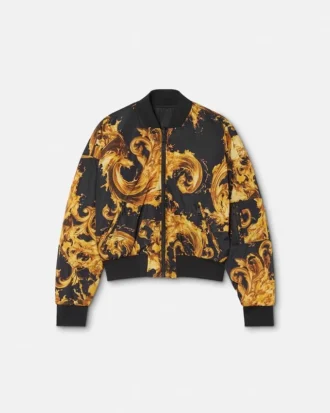 Bomberjakke med print
