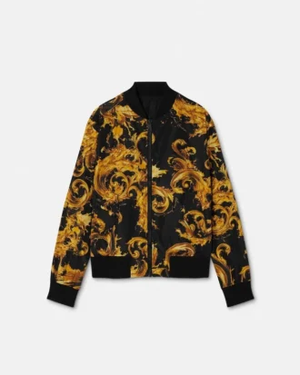 Bomberjakke med print