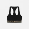 Bomulds-jersey bralette med rund halsudskæring