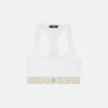 Bomulds-jersey bralette med rund halsudskæring