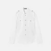 Bomulds-poplin skjorte i regular fit