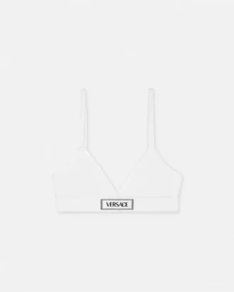 Bralette i ribbet bomuld