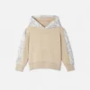 Børne-hoodie i bomuldsjersey med print