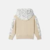 Børne-hoodie i bomuldsjersey med print