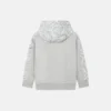 Børne-hoodie i bomuldsjersey med print