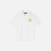 Børne-polo i bomulds-piqué med print