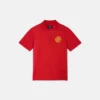 Børne-polo i bomulds-piqué med print