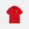 Børne-polo i bomulds-piqué med print
