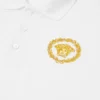 Børne-polo i bomulds-piqué med print