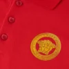 Børne-polo i bomulds-piqué med print