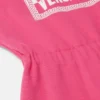 Børne-sweatshirtkjole i bomuldsjersey med print