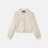Børneblouson i twill med print