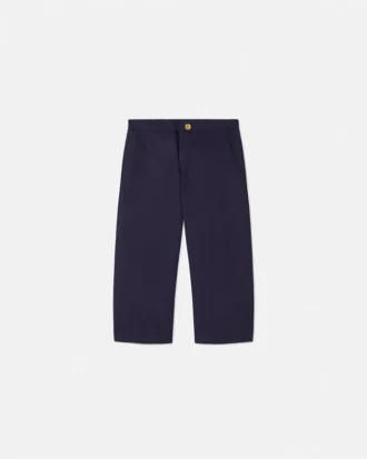 Børnebukser i bomulds-poplin