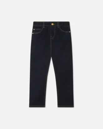 Børnejeans med broderi