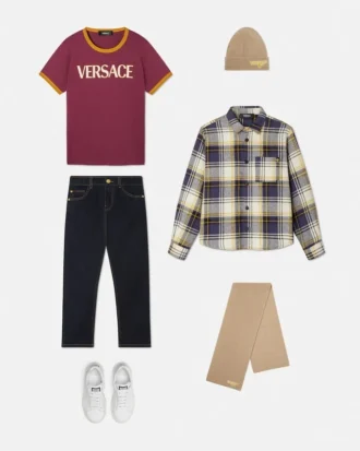 Børnejeans med broderi