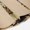 Børneplisseret nederdel i bomuldsgabardine med print