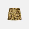 Børneplisseret nederdel i twill med print Børneplisseret nederdel i twill med print