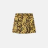 Børneplisseret nederdel i twill med print Børneplisseret nederdel i twill med print