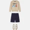 Børneshorts i bomulds-poplin