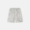 Børneshorts i silketwill med print