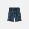 Børneshorts i silketwill med print