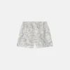 Børneshorts i silketwill med print