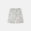 Børneshorts i silketwill med print