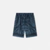 Børneshorts i silketwill med print