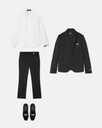 Blazer i uldblanding til børn