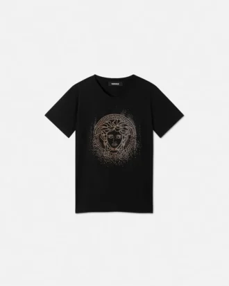 Børnet-shirt i bomuldsjersey med dekorationer