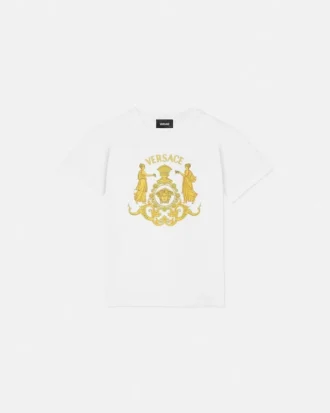 Børnet-shirt i bomuldsjersey med print