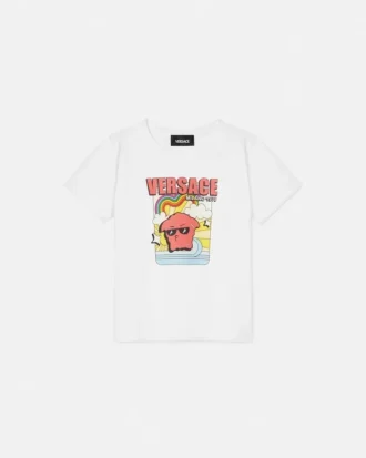 Børnet-shirt i bomuldsjersey med print