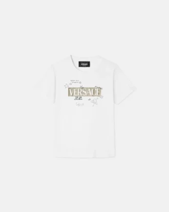 Børnet-shirt i bomuldsjersey med print