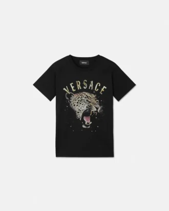 Børnet-shirt i bomuldsjersey med print