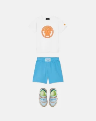 Børnet-shirt i bomuldsjersey med print