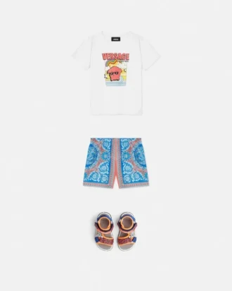 Børne-badeshorts med print
