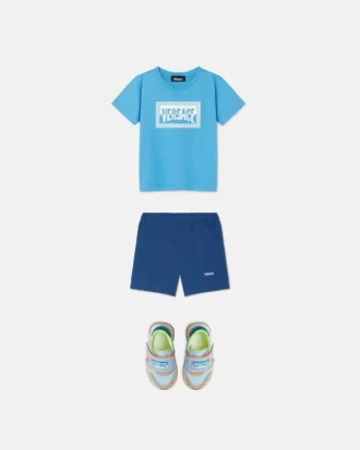 Børnet-shirt i bomuldsjersey med print