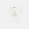 Børnet-shirt i bomuldsjersey med print og pynt