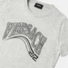 Børnet-shirt i bomuldsjersey med print og pynt