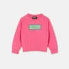 Børns broderet sweatshirt i bomuldsjersey Børns broderet sweatshirt i bomuldsjersey